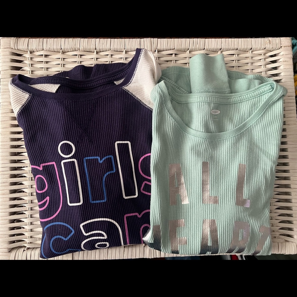Girls old navy thermals size 14